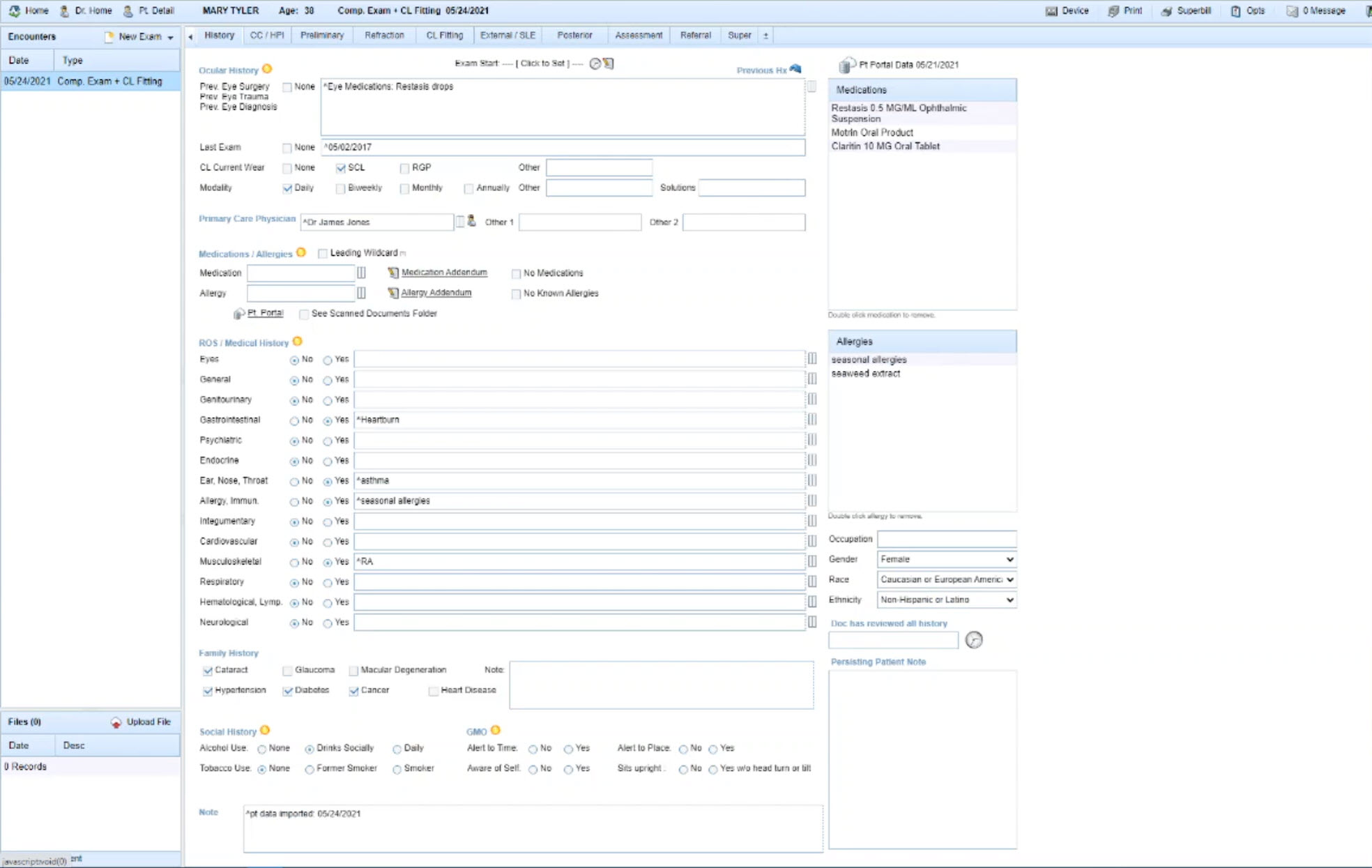 screenshot of Eye Cloud Pro